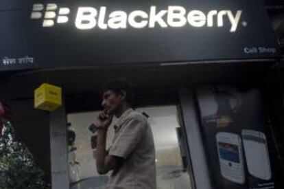 Se suspendió la cotización de las acciones de BlackBerry en los mercados de valores de Toronto y Nueva York. EFE/Archivo
