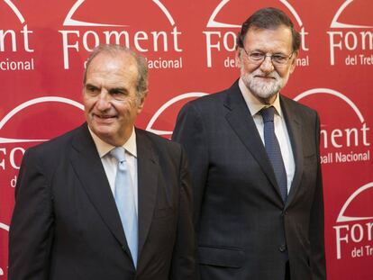 Gay de Montellà i Mariano Rajoy a Barcelona.