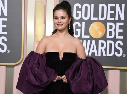 Selena Gomez at the Golden Globe Awards on January 11.