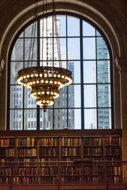 Sala de lectura de la New York Public Library.