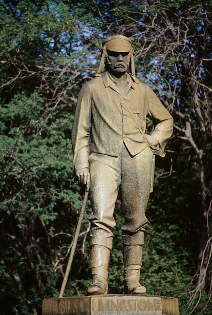 Estatua David Livingstone cataratas Victoria