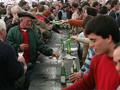 Getaria en la celebración del Txakoli Eguna