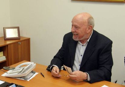 Antonio Gato, durante una reunión en la Xunta.