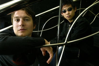 El guionista Leigh Whannell y el director James Wan posan en 2004, en plena resaca del éxito de 'Saw'.