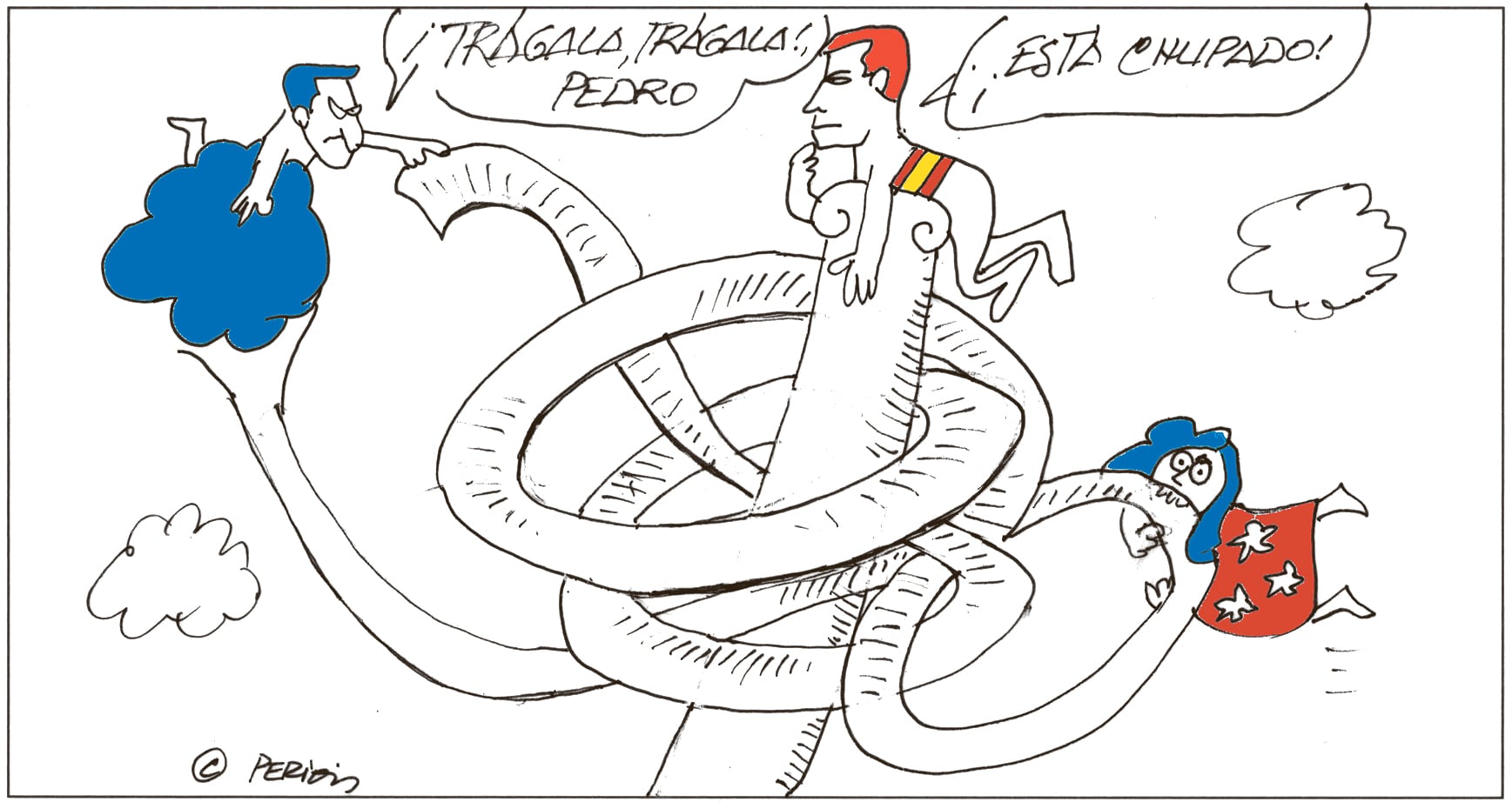 Peridis: “Trágala, Pedro”