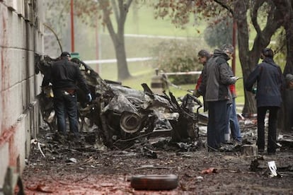 Ccotxe bomba d'ETA a Pamplona l'octubre del 2008.