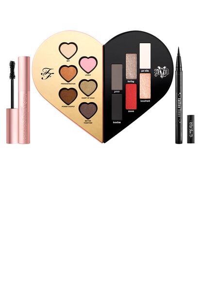 La nueva paleta, mitad dulce, mitad rebelde de Too Faced y Kat Von D. Aún no está a la venta (llegará de cara a las navidades) pero ya es uno de los productos más esperados de la temporada.