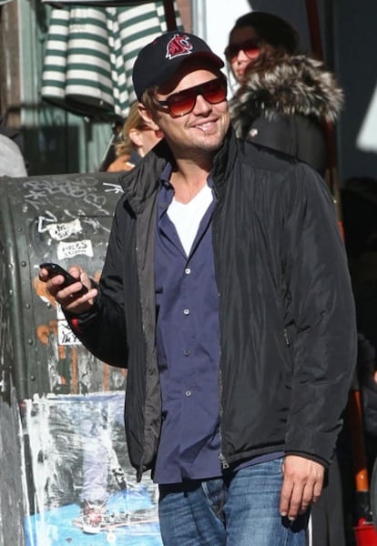 El actor Leonardo Di Caprio en Nueva York en noviembre de 2010