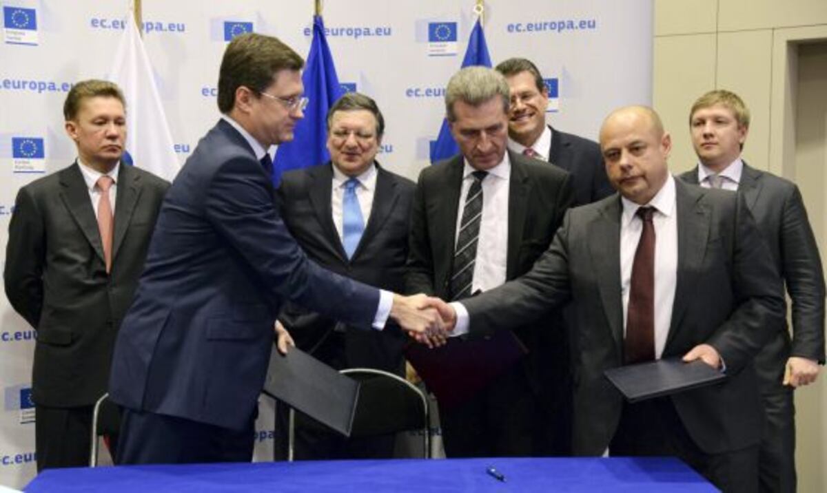 Rusia podría restablecer el suministro de gas a Ucrania la semana que ...