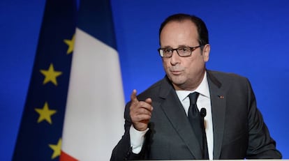 El presidente francés, François Hollande.