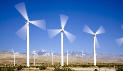 Aerogeneradores de Iberdrola.