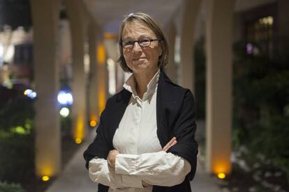 La ministra francesa de Cultura, Fran&ccedil;oise Nyssen, en Guanajuato