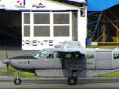 Un avi&oacute;n Cessna del Ej&eacute;rcito colombiano.