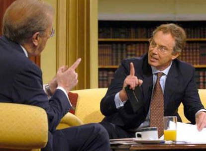 Tony Blair, durante una entrevista en la cadena BBC el pasado junio.