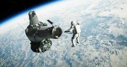 Fotograma de 'The Spacewalker', sobre el primer paseo espacial en 1965. 