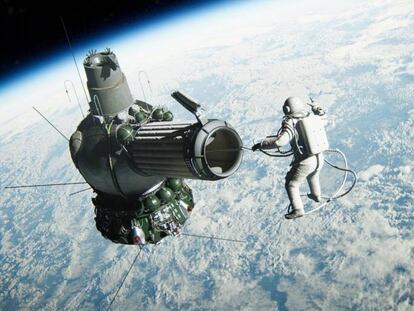 Fotograma de 'The Spacewalker', sobre el primer paseo espacial en 1965. 