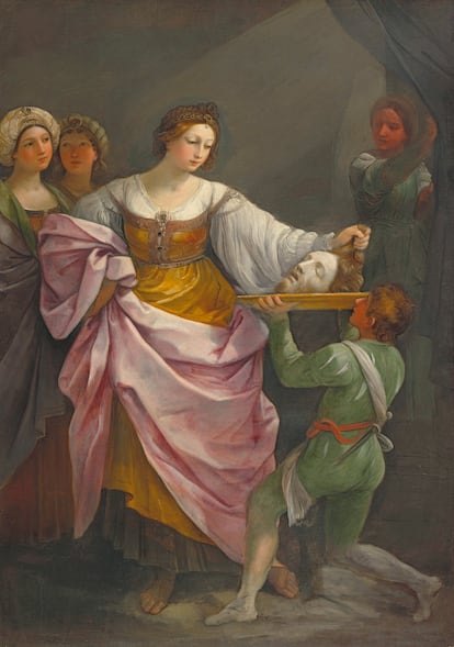 'Salomé con la cabeza de san Juan Bautista', Guido Reni Óleo sobre lienzo, 248,5 x 174 cm h. 1638-42 Chicago, The Art Institute of Chicago, Louise B. and Frank H. Woods Purchase Fund.