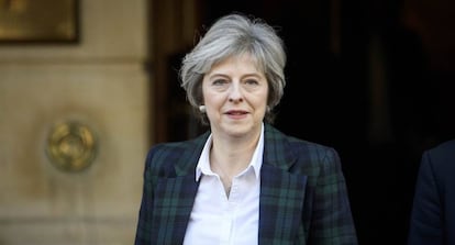 A primeira-ministra britânica, Theresa May.