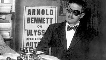 El escritor James Joyce.