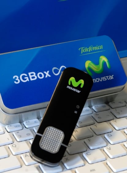 Telefónica ha presentado hoy el dos por uno: un módem USB que permite conectarse a Internet y almacenar archivos de forma casi ilimitada. Se llama 3Gbox, y además de conectarse sube los contenidos a la Red en lugar de almacenarlos en el ordenador.