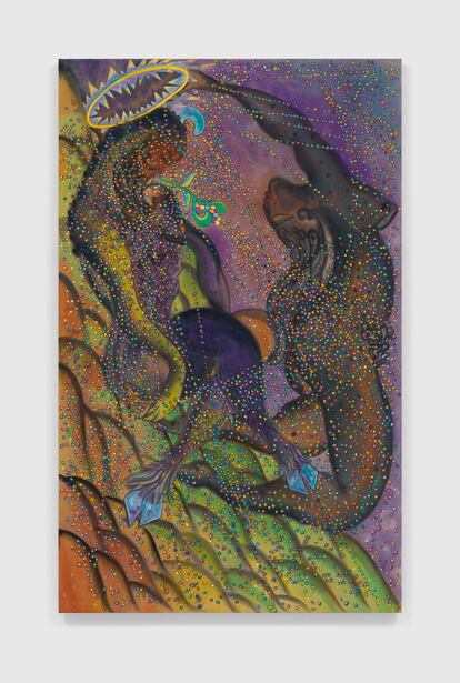 'Crowning of a Satyr', de Chris Ofili Waterfall.