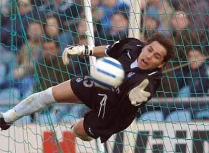 Sergio Aragoneses, en un partido cuando militaba en el Getafe