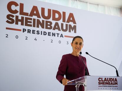 Claudia Sheinbaum en Ciudad de México, el 11 de junio.