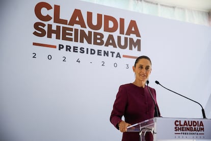 Claudia Sheinbaum en Ciudad de México, el 11 de junio.