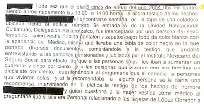 Declaración de Himelda, testigo del homicidio de Margarita Aceves.