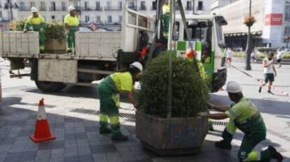 Instalaci&oacute;n de bolardos en Madrid.