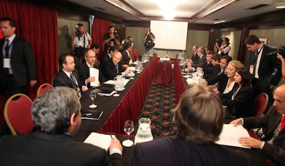 Reuni&oacute;n de ministros de Econom&iacute;a de Mercosur, en Montevideo. 