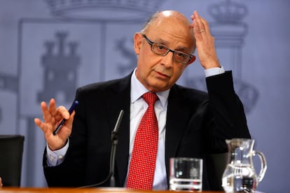 El exministro de Hacienda, Cristóbal Montoro, en una imagen de archivo.