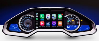 Apple Carplay en la Honda Goldwing de 2018