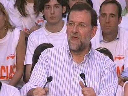 El líder del PP asegura que estará con el Gobierno si está dispuesto a derrotar a ETA