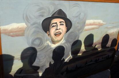 Una imagen de Carlos Gardel.