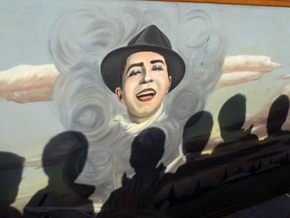 Una imagen de Carlos Gardel.