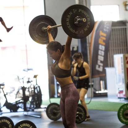 Una sala de 'crossfit' de Barcelona.