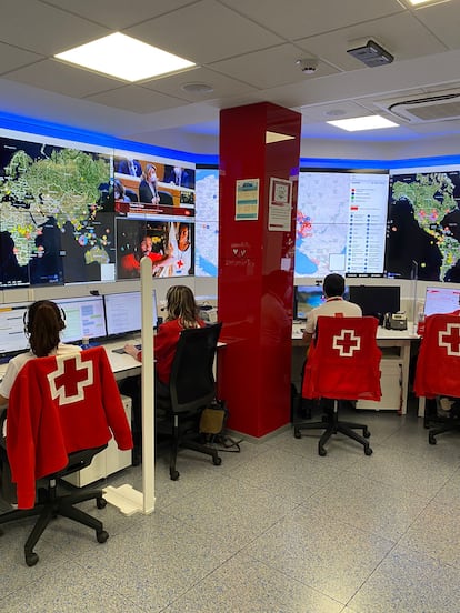 Oficinas de la Cruz Roja en Madrid.