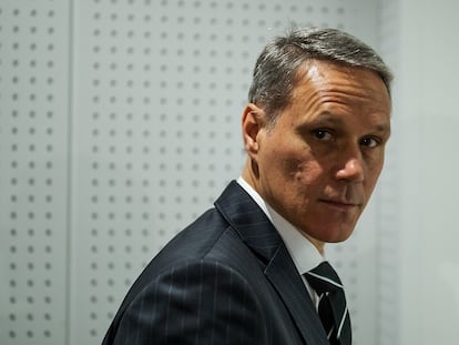 Van Basten, en un acto de la FIFA. getty