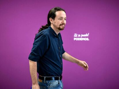 El líder de Podemos, Pablo Iglesias, en Madrid, el pasado 27 de mayo. 