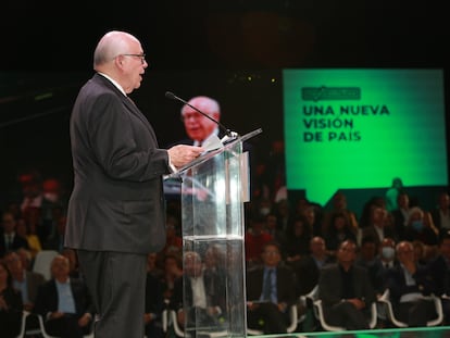 El exrector de la UNAM José Narro, habla durante la presentación de 'Mexicolectivo', este lunes en Ciudad de México.