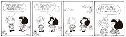 Tira de Mafalda.