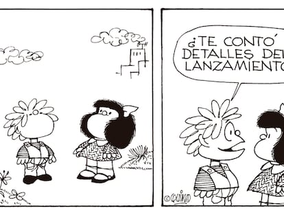 Tira de Mafalda.