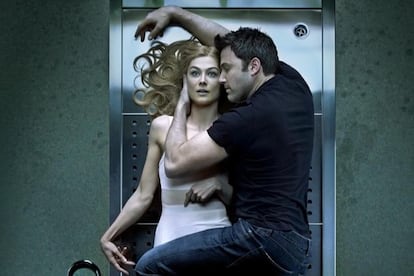 Rosamund Pike and Ben Affleck, in 'Gone Girl.'