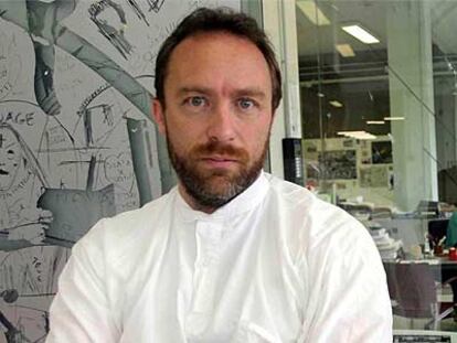 Jimmy Wales, en San Sebastián.