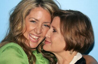 Joely y Carrie Fisher.