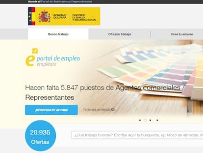 Así es la web del Gobierno para que los autónomos encuentren trabajo