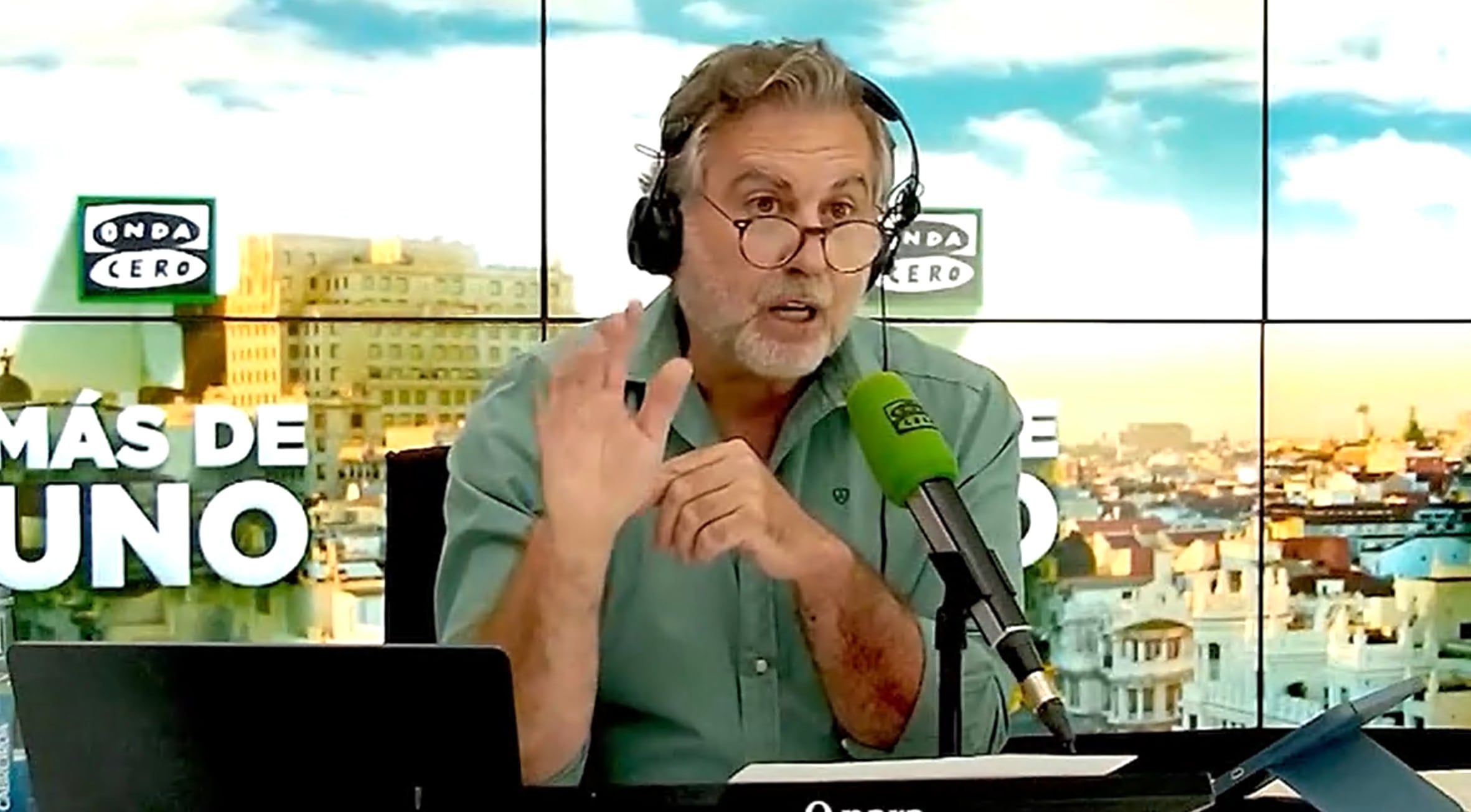 Carlos Alsina en 'Más de uno', de Onda Cero.