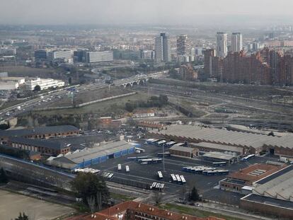 Terrenos sobre los que discurre la operación Madrid Nuevo Norte.