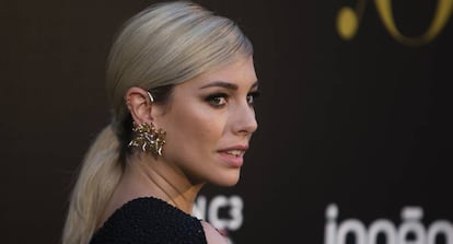 La actriz Blanca Suárez ayer durante la edición de los premios Yo Dona 2017.